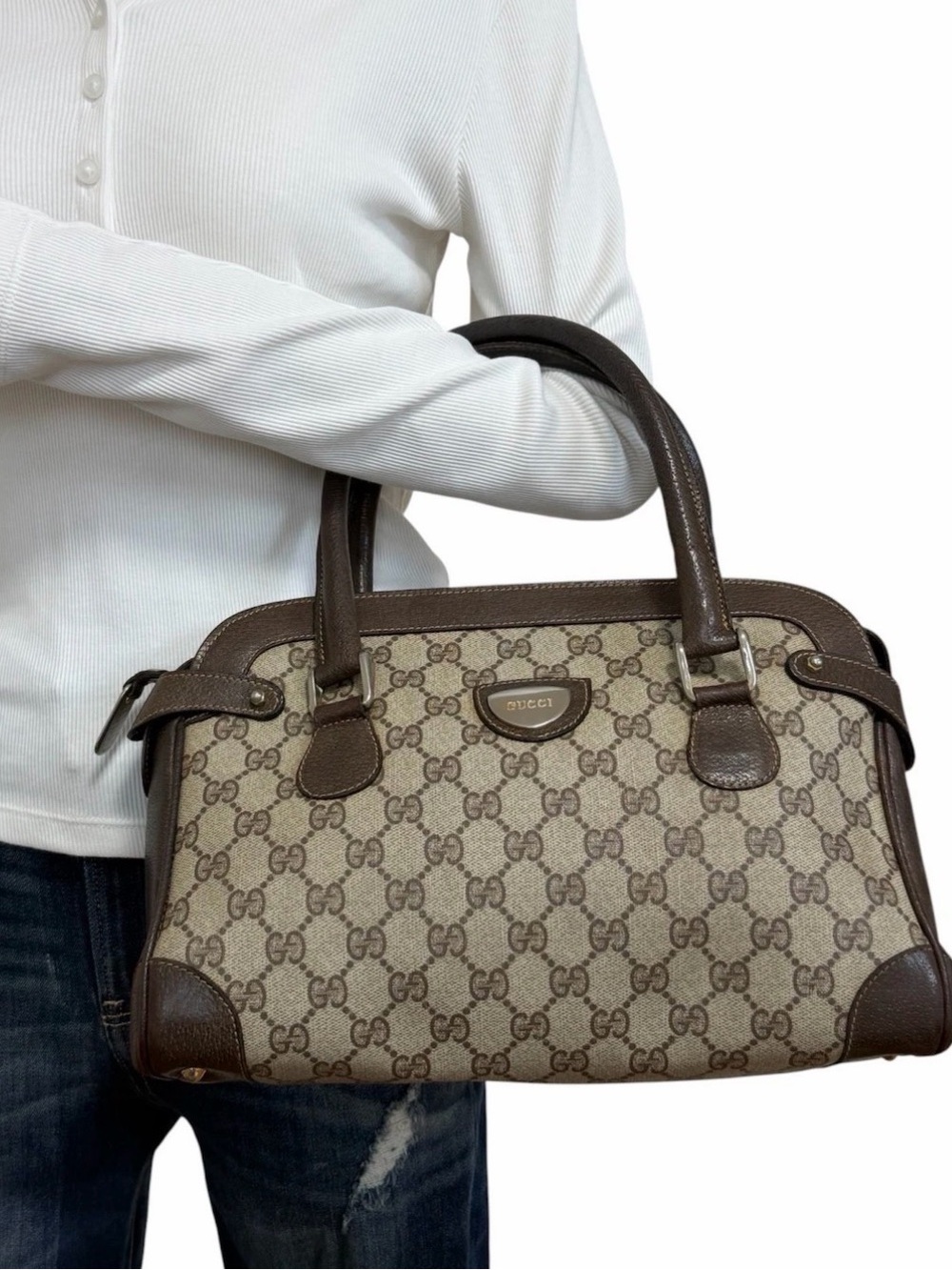 (8) GUCCI 1980s Satchel